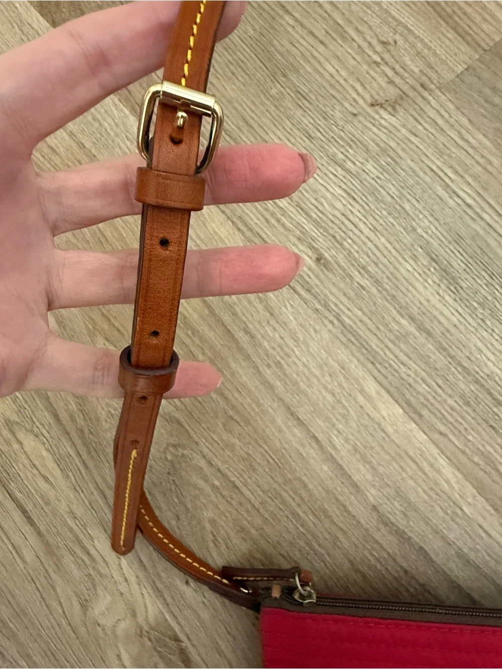 Vintage Dooney & Bourke Nylon Triple Zip Crossbody